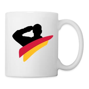 Veteran Deutschland Logo - Tasse - Weiß - Rechts