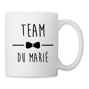 team du marié, enterrement de vie de garçon, EVG - Mug blanc - blanc - Droite