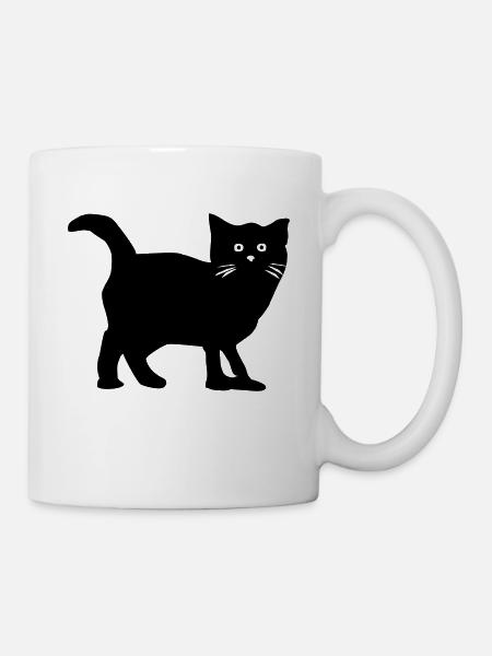 Katze - Tasse - Weiß