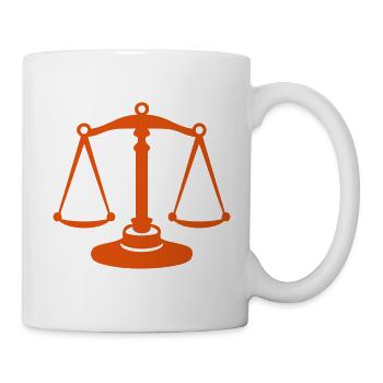 balance justice 5 - Mug - white - Right