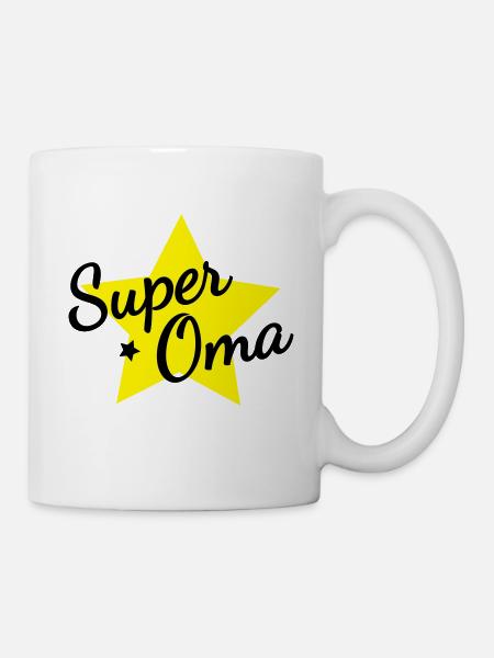 Super Oma - Tasse - Weiß