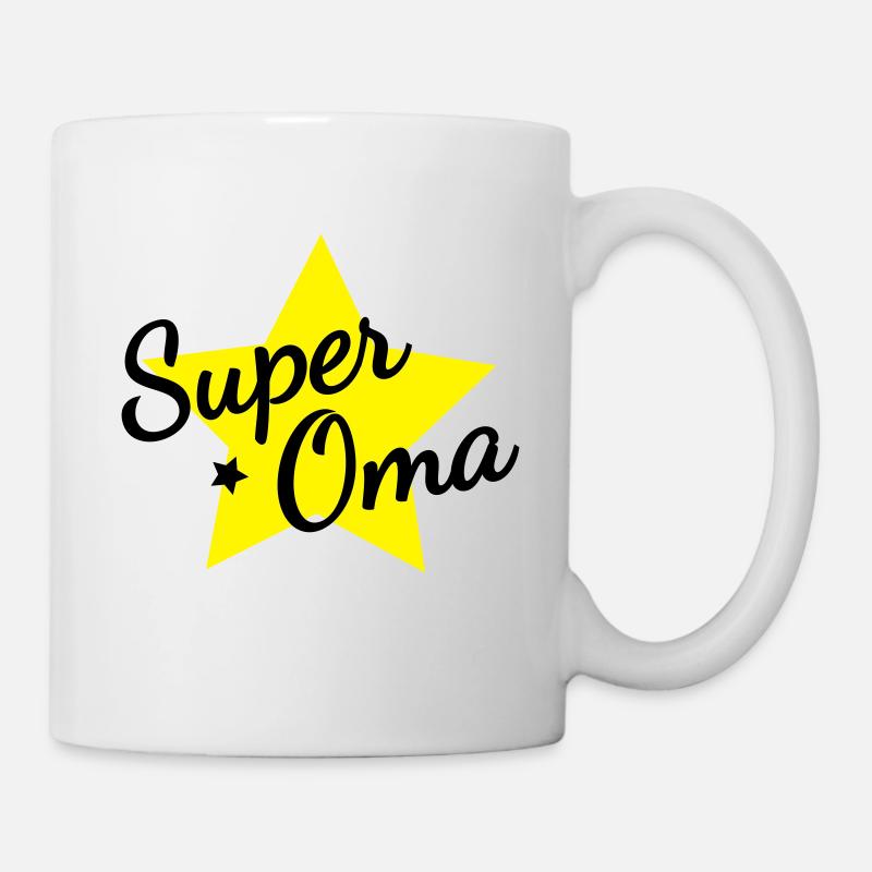 Super Oma - Tasse - Weiß