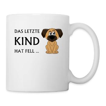 DAS LETZTE KIND HAT FELL - HUND - Tasse - Weiß - Rechts