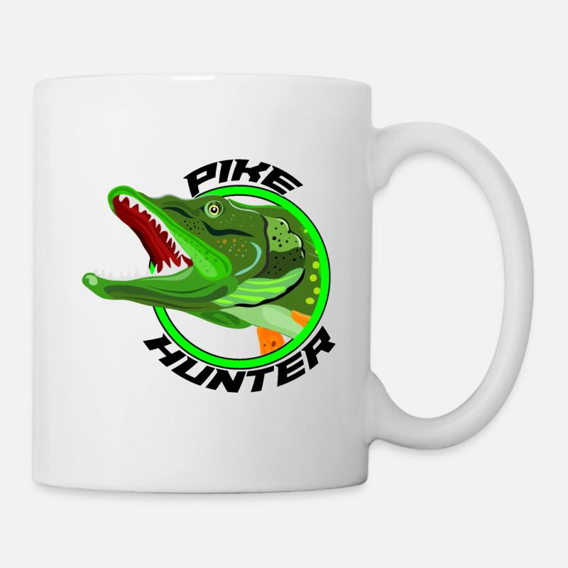 Hecht-Hecht - Tasse - Weiß