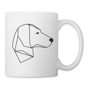 Weimaraner Hund Geschenkidee - Tasse - Weiß - Rechts