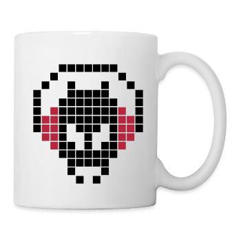 8 Bit Invader, Stereo Invader, Pixel Invader - Mug blanc - blanc - Droite