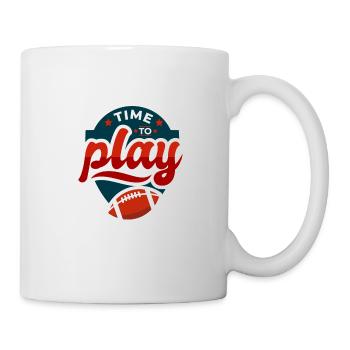 American Football Rugby Ball Sports Favorite sport - Mug - white - Right