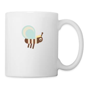 Queen Bee (animaux d'automne) - Mug blanc - blanc - Droite