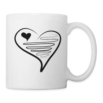 HEARTS 19 - Tasse - Weiß - Rechts