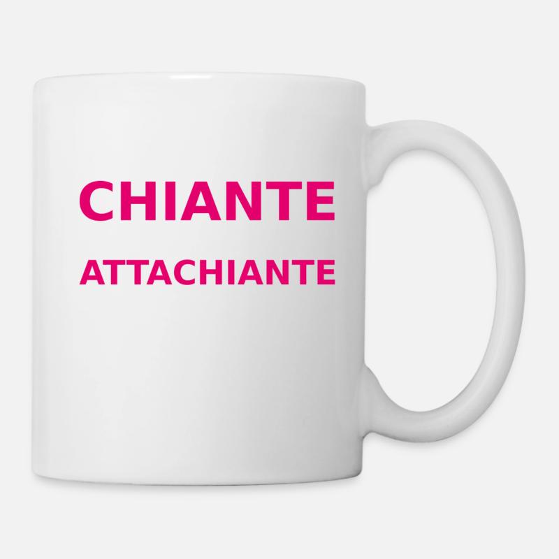 je ne suis pas chiante je suis juste attachiante - Mug blanc - blanc