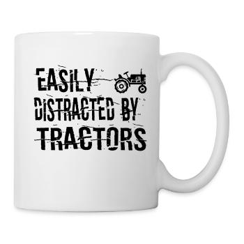 Distracted By Tractor - Mug - white - Right