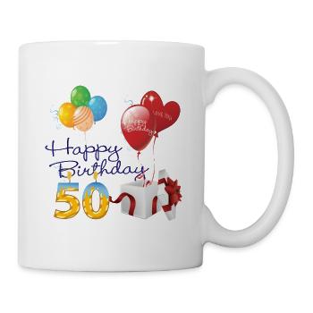 50th Birthday - Mug - white - Right