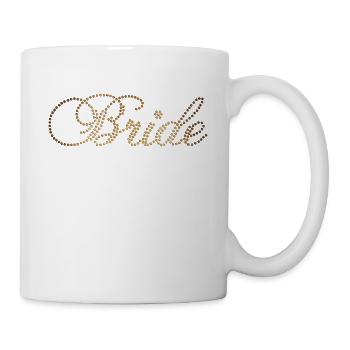 Mariée dorée - Mug blanc - blanc - Droite