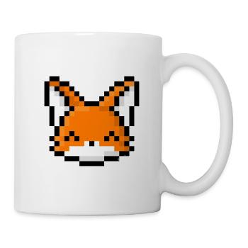 Pixel Art Fox / Fox - Mug - white - Right