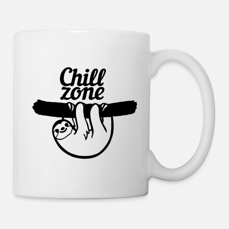 Sloth | Chilling | Chill zone | laze - Mug - white