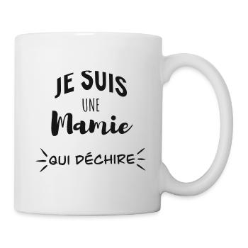 Je suis une mamie qui déchire - Mug blanc - blanc - Droite