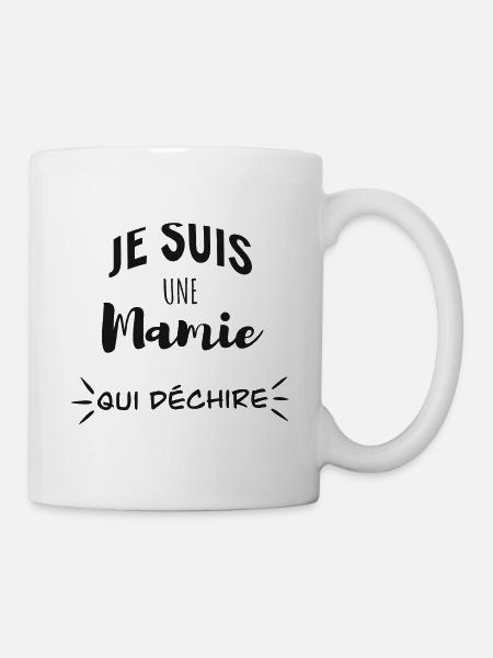 Je suis une mamie qui déchire - Mug blanc - blanc