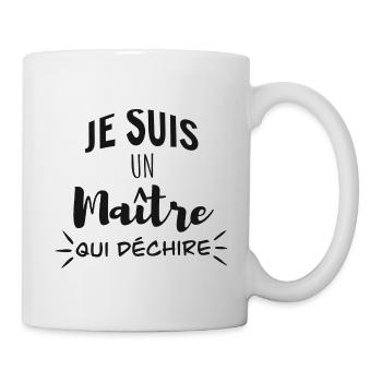 Je suis un maître qui déchire - Mug blanc - blanc - Droite