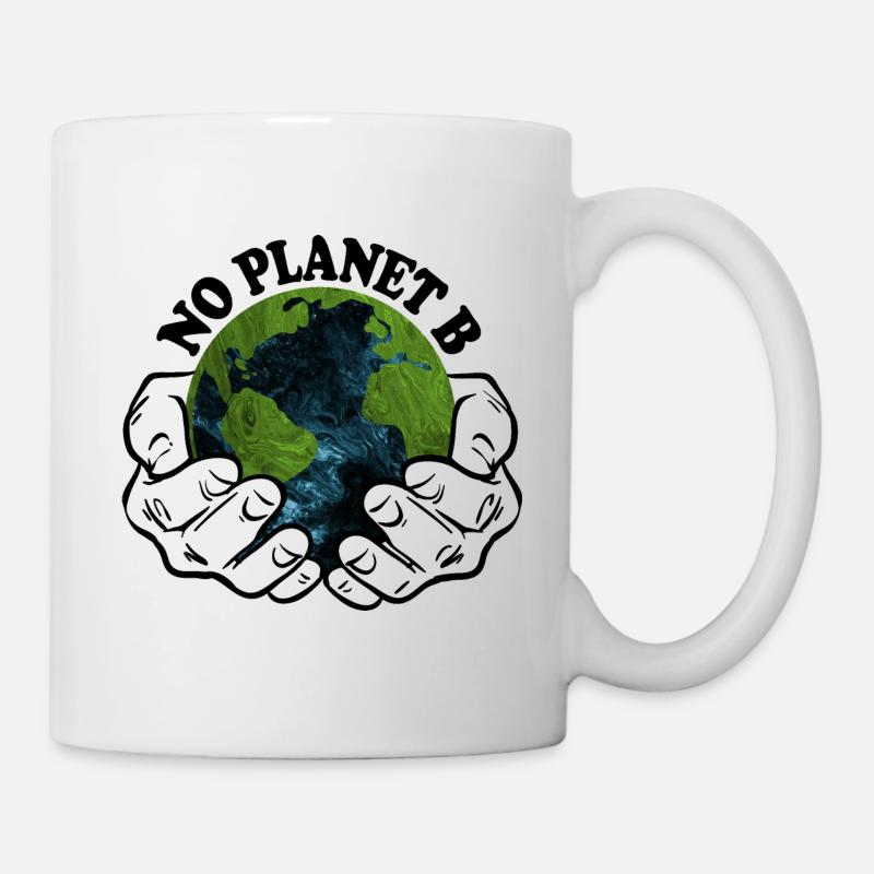 NO PLANET B - Tasse - Weiß
