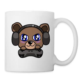 Ours de jeu - Mug blanc - blanc - Droite