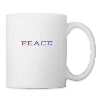 PEACE for all / Peace & Love - Mug - white - Right