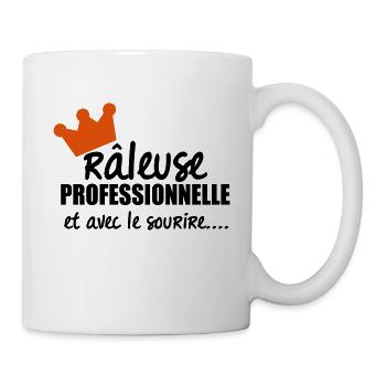 râleuse professionnelle - Mug blanc - blanc - Droite