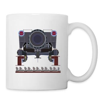 Steel Vengeance Achterbahnzug - Tasse - Weiß - Rechts