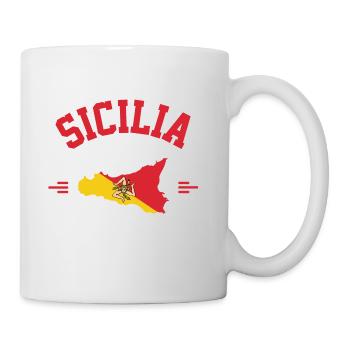 La Sicile dans ton coeur - Mug blanc - blanc - Droite