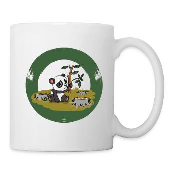 Environnement Protection de la nature Panda Japon Écologie - Mug blanc - blanc - Droite