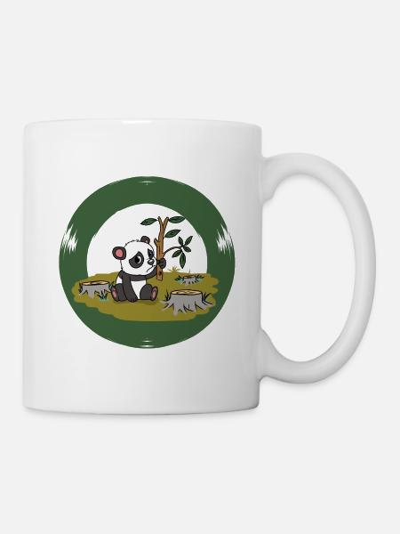 Environnement Protection de la nature Panda Japon Écologie - Mug blanc - blanc