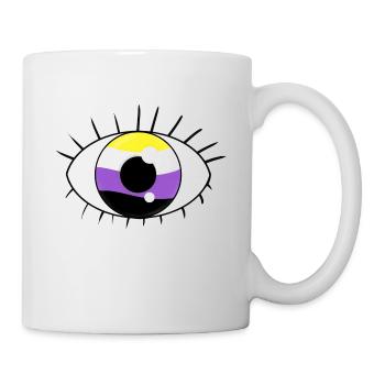 Eye non binary - Mug - white - Right