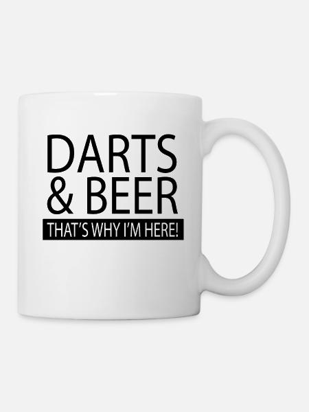 Darts - Tasse - Weiß