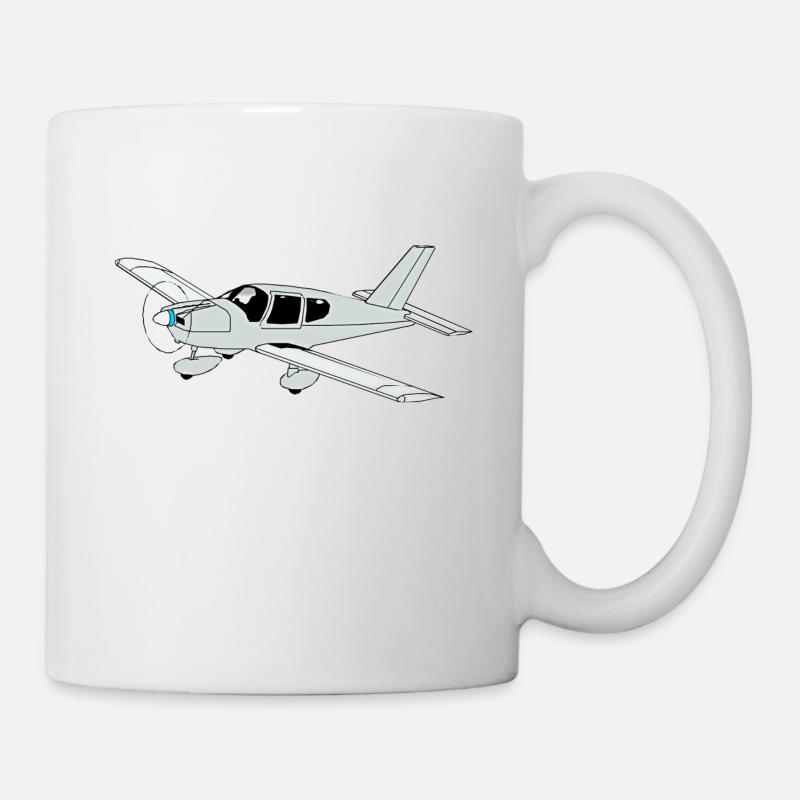 Flieger 3 - Tasse - Weiß