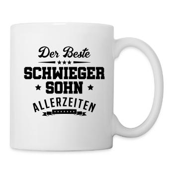 schwiegersohn der beste - Tasse - Weiß - Rechts