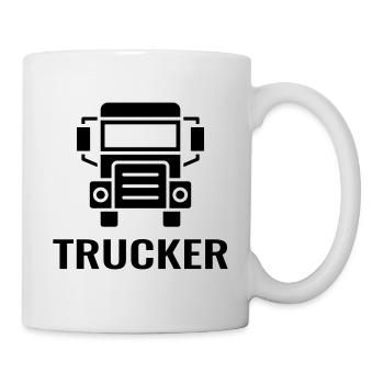 Truck trucker truck driver professional truck driver - Mug - white - Right