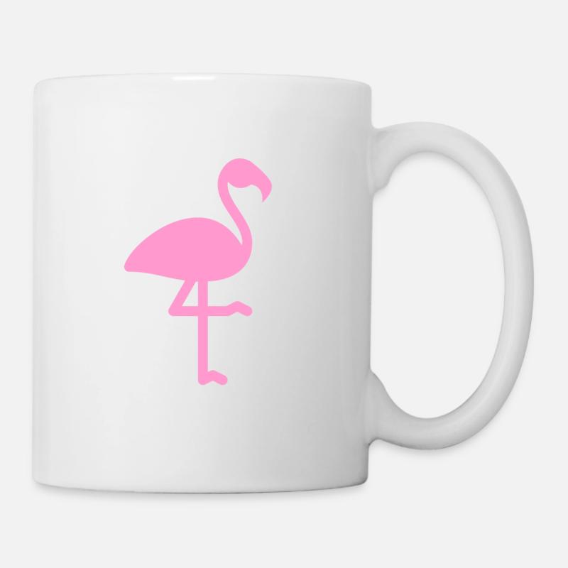 FLAMANT ROSE idée cadeau humour - Mug blanc - blanc