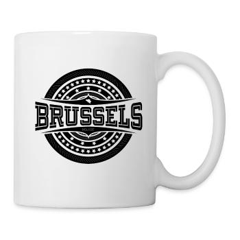 Brussels Black - Mug blanc - blanc - Droite