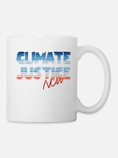 Justice climatique maintenant - Mug blanc - blanc