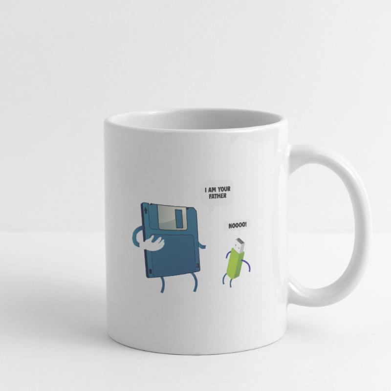 Father _ Son Floppy Disk ... Programmers & Nerd Mug