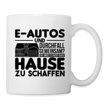 Elektroauto Lustig - Tasse - Weiß - Rechts