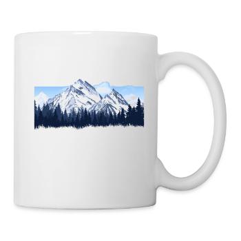 Berg Berge Mountains Natur Wandern Klettern - Tasse - Weiß - Rechts