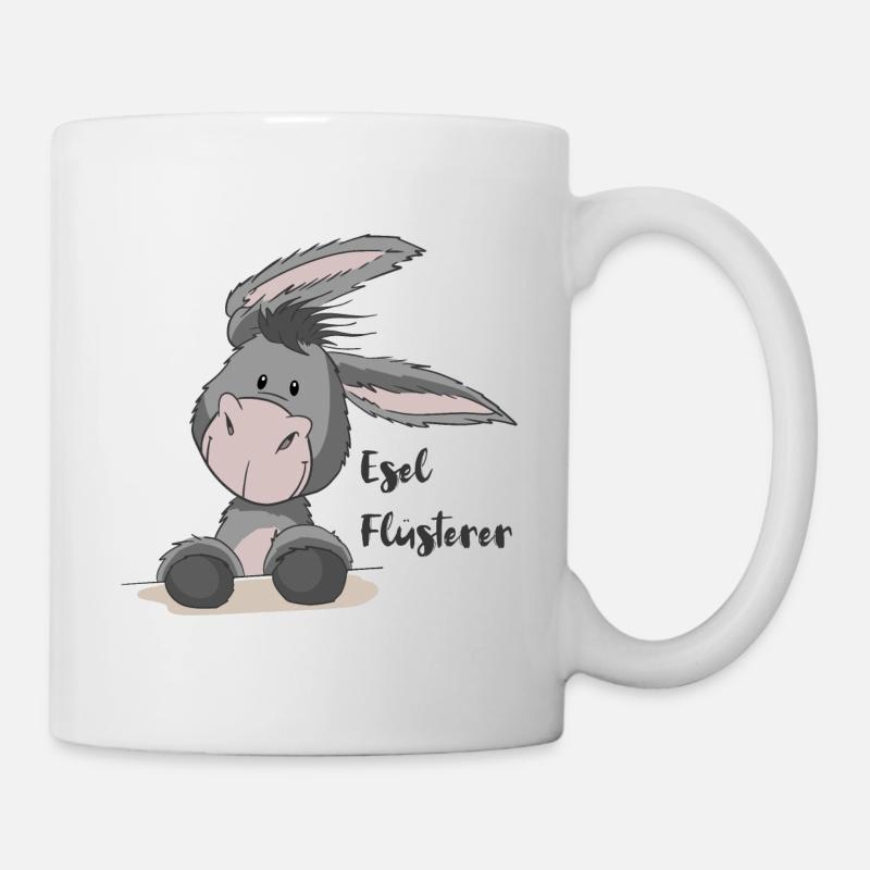 Esel Flüsterer - Tasse - Weiß