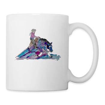 REINING - Mug blanc - blanc - Droite