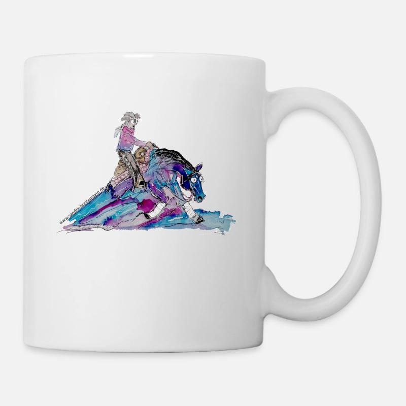 REINING - Tasse - Weiß