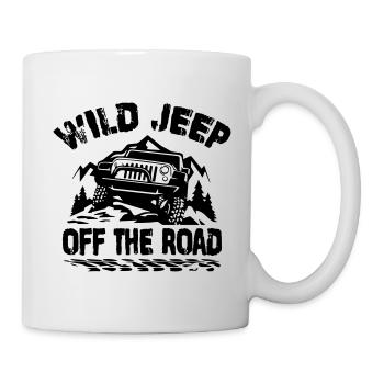 WILD JEEP - Mug blanc - blanc - Droite