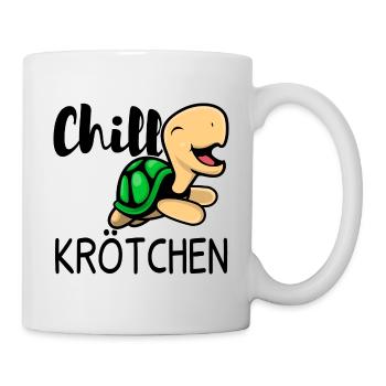 Schildkröte Faul Faulenzer - Tasse - Weiß - Rechts