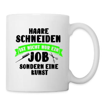 Aus dem Weg ich bin Friseur - Tasse - Weiß - Rechts