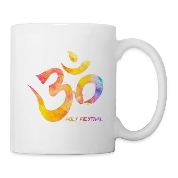 Om Holi Festival Happy Holi - Mug - white - Right