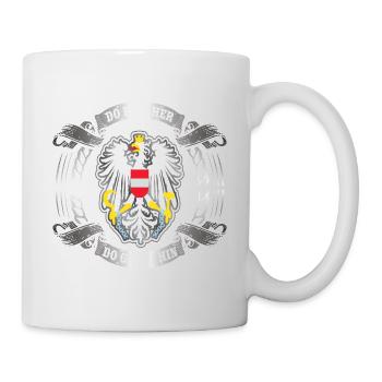 Österreich Österreich Do Bin Ich Hier, Ich Gehe - Tasse - Weiß - Rechts