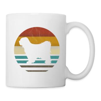 Tibet terrier retro - Mug - white - Right